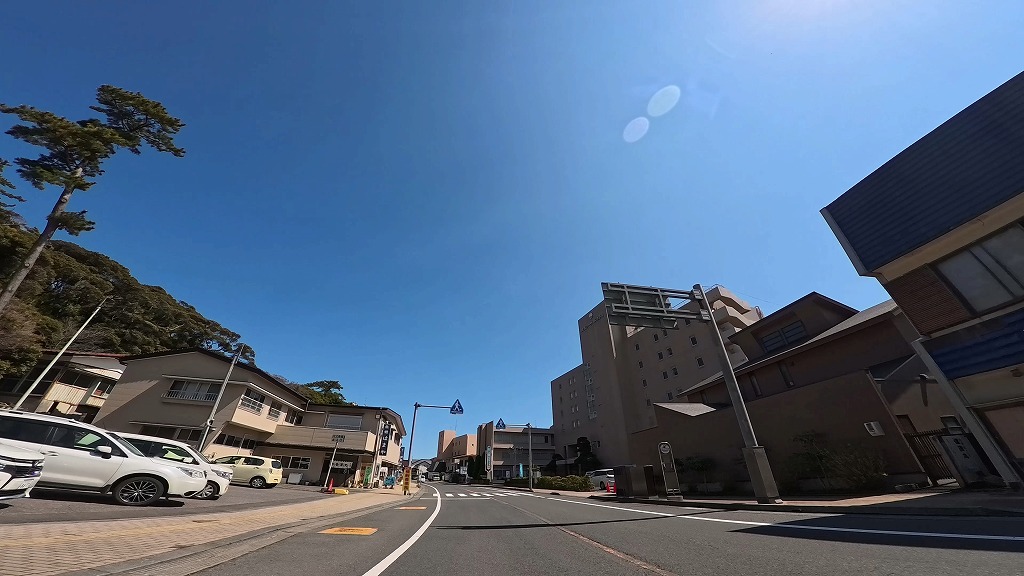 大洗海岸 サンビーチ通り 大洗海岸通り